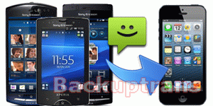 how to transfer SMS to iPhone 5 from Sony Ericsson Xperia Arc/Neo/Ray/Mini etc