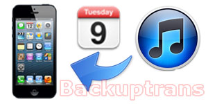 Recover iPhone Calendar Events from iTunes Backup