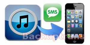 how to copy and move SMS from iTunes backup to iPhone 5