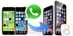 Copy WhatsApp History to iPhone 6 Plus/6 from iPhone 5S/5C/5/4S/4