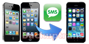 Transfer SMS from iPhone 5/4S/4/3GS to iPhone 5S