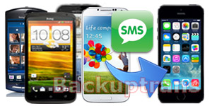 Transfer SMS Text Messages from Android to iPhone 5S