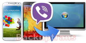 Backup Viber Chat History from Android to Computer