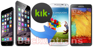 Copy Kik Messages from iPhone to Android