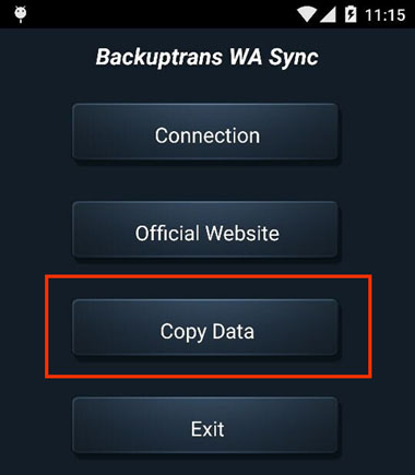 backuptrans whatsapp
