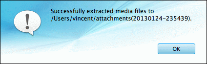 extract attachments from Android MMS to Mac successfully