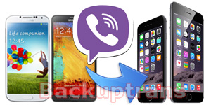 Migrate Android Viber Messages to iPhone on Mac