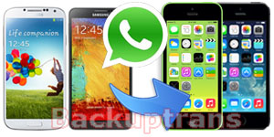 Transfer Android WhatsApp Chat History to iPhone on Mac