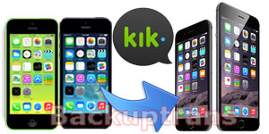 Transfer Kik Messages between iPhones