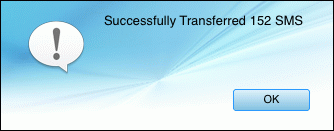 transfer SMS to Android from Mac successfully