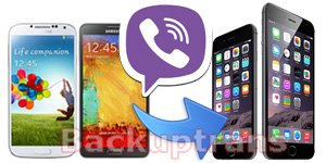 Transfer Viber Chat History from Android to iPhone