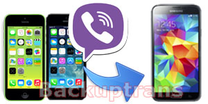 Transfer Viber Message History from iPhone to Android