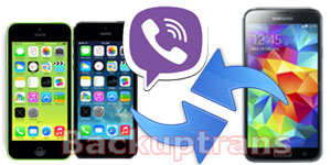 Transfer Viber Message History between iPhone and Android on Mac
