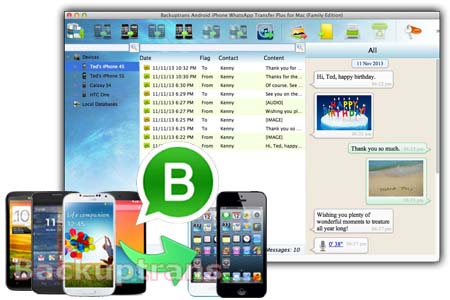Transfer Android WhatsApp Business to iPhone